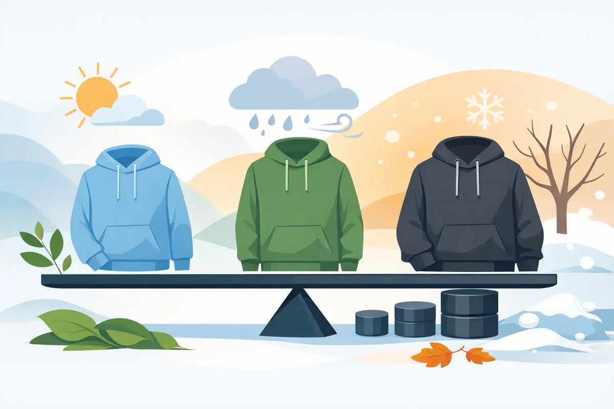How to Choose Hoodie Weight for Everyday Wear