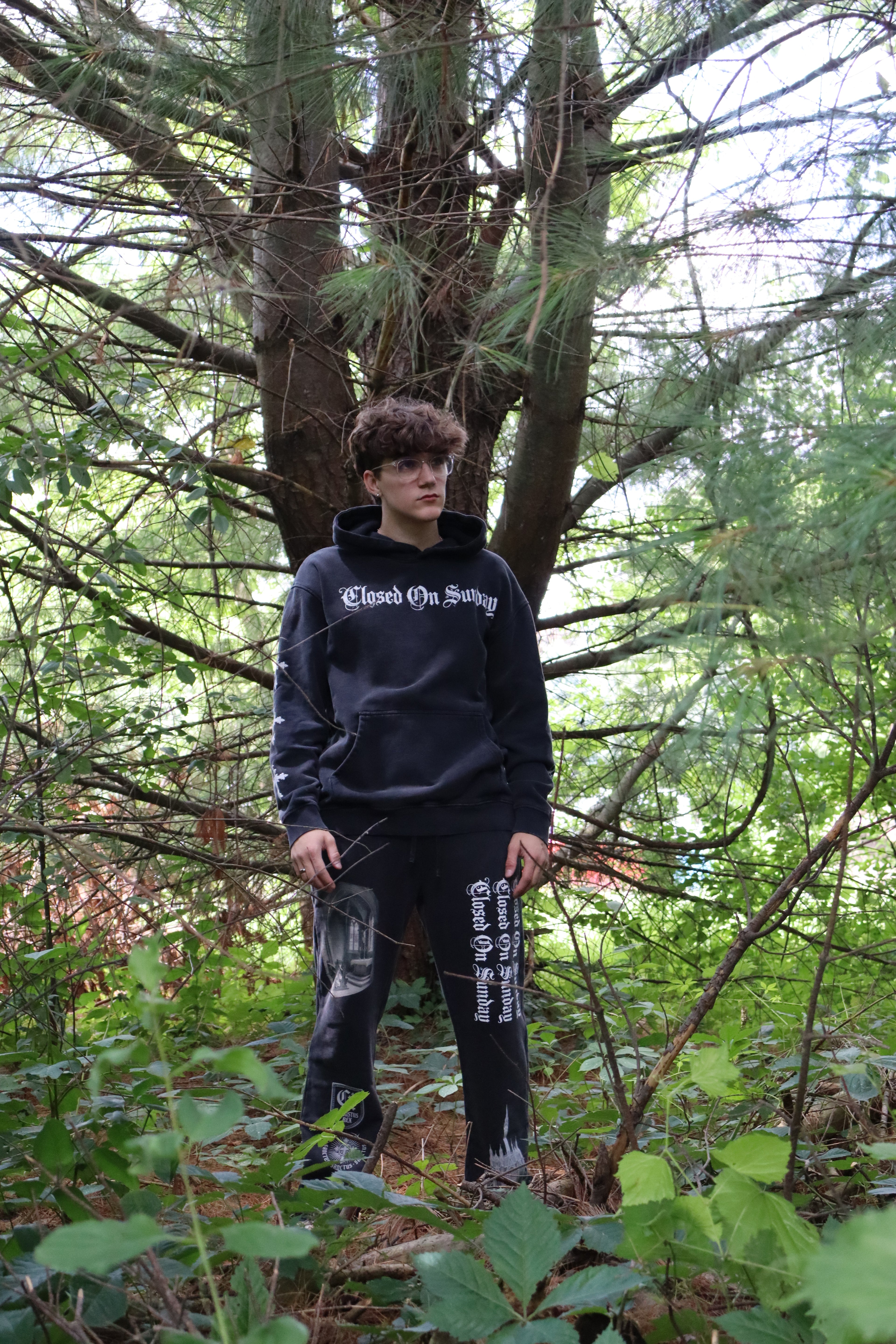 cross hoodie