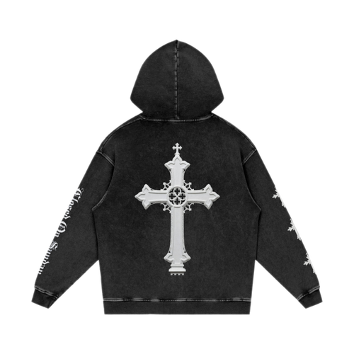 cross hoodie