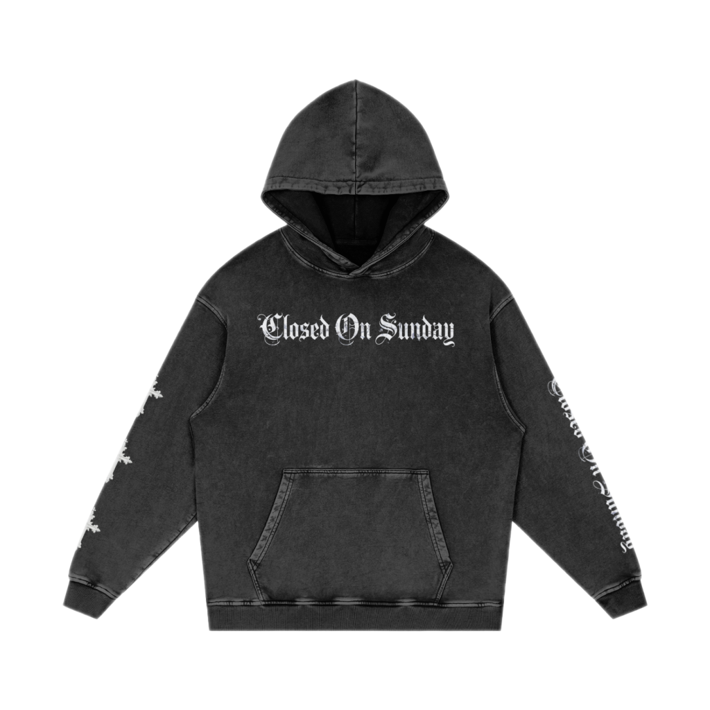 cross hoodie